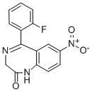 CAS 登录号：2558-30-7， 5-(3-氟苯基)-7-硝基-1,3-二氢-1,4-苯并二氮杂卓-2-酮