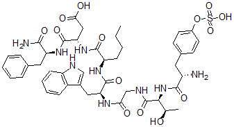 CAS 登录号：25613-79-0， 正亮氨酰(8)-雨蛙肽 (4-10)