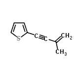 CAS#: 256371-75-2, 2-(3-Methyl-3-Buten-1-Yn-1-Yl)Thiophene