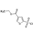 CAS 登录号：256373-91-8， 乙基5-(氯磺酰基)-3-糠酸酯