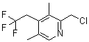 CAS 登录号：256642-27-0， 2-(氯甲基)-3,5-二甲基-4-(2,2,2-三氟乙基)吡啶