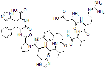 CAS#: 25673-02-3, Des-Leu(10)-Angiotensin I
