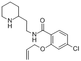 CAS#: 25709-16-4, 4-Chloro-N-(2-Piperidin-1-Ylethyl)-2-Prop-2-Enoxybenzamide