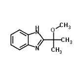 CAS 登录号：25716-41-0， 2-(2-甲氧基-2-丙基)-1H-苯并咪唑