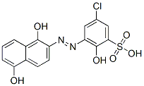 CAS 登录号：25747-06-2， 5-氯-3-[(1,5-二羟基-2-萘基)偶氮]-2-羟基苯磺酸
