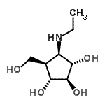 CAS#: 257602-70-3, (1R,2S,3S,4R,5R)-4-(Ethylamino)-5-(Hydroxymethyl)-1,2,3-Cyclopentanetriol