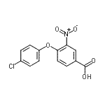 CAS#: 257616-46-9, 4-(4-Chlorophenoxy)-3-Nitrobenzoic Acid