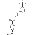CAS#: 257624-96-7, 2-{[4-(Trifluoromethyl)-2-Pyridinyl]Oxy}Ethyl 4-Methoxybenzoate