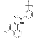 CAS#: 257862-85-4, 2-({2-Methyl-2-[4-(Trifluoromethyl)-2-Pyridinyl]Hydrazino}Carbonyl)Benzoic Acid