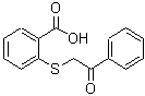 CAS 登录号：25803-71-8， 2-[(2-氧代-2-苯基乙基)硫基]苯甲酸