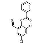 CAS 登录号：258264-70-9， 2,4-二氯-6-甲酰基苯基苯甲酸酯