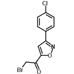 CAS#: 258506-49-9, 2-Bromo-1-[3-(4-Chlorophenyl)-1,2-Oxazol-5-Yl]Ethanone
