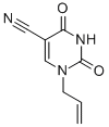 CAS 登录号：25855-27-0， 1-烯丙基-2,4-二氧代-1,2,3,4-四氢-5-嘧啶甲腈