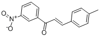 CAS 登录号：25870-68-2， 3-(4-甲基苯基)-1-(3-硝基苯基)-2-丙烯-1-酮