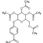 CAS#: 25876-45-3, 4-Acetylphenyl 2,3,4,6-Tetra-O-Acetylhexopyranoside