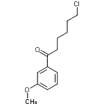 CAS 登录号：258882-50-7， 6-氯-1-(3-甲氧基苯基)-1-己酮