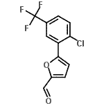 CAS 登录号：259196-40-2， 5-[2-氯-5-(三氟甲基)苯基]-2-糠醛