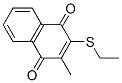 CAS 登录号：2593-56-8， 2-乙硫基-3-甲基萘-1,4-二酮