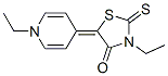 CAS 登录号：25962-08-7， 3-乙基-5-(1-乙基-(1H)-吡啶-4-亚基)-2-硫酮噻唑烷-4-酮