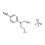 CAS 登录号：2599-76-0， 4-[乙基(2-羟基乙基)氨基]偶氮苯六氟磷酸盐