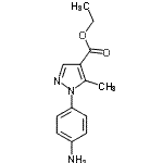 CAS 登录号：260046-88-6， 乙基1-(4-氨基苯基)-5-甲基-1H-吡唑-4-羧酸酯