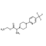 CAS#: 260555-47-3, Ethyl 2-{4-[5-(Trifluoromethyl)-2-Pyridinyl]-1-Piperazinyl}Propanoate