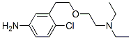 CAS 登录号：26064-92-6， 4-氯-3-[2-[2-(二乙基氨基)乙氧基]乙基]苯胺