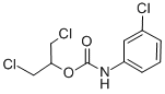 CAS 登录号：2612-07-9， 1,3-二氯丙烷-2-基 N-(3-氯苯基)氨基甲酸酯