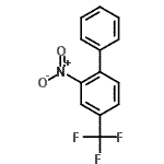 CAS 登录号：2613-38-9， 2-硝基-4-(三氟甲基)联苯