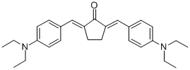 CAS 登录号：261360-66-1， (2E,5E)-2,5-二[(4-(二乙基氨基)苯基)亚甲基]环戊酮