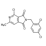 CAS#: 261363-78-4, 4-Chloro-2-(2,4-Dichlorobenzyl)-6-Methyl-1H-Pyrrolo[3,4-c]Pyridine-1,3(2H)-Dione