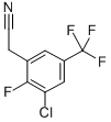 CAS 登录号：261763-15-9， 3-氯-2-氟-5-(三氟甲基)苯基乙腈