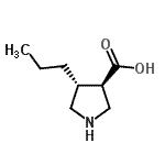 CAS#: 261896-37-1, (3R,4R)-4-Propyl-3-Pyrrolidinecarboxylic Acid