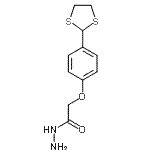 CAS 登录号：261959-05-1， 2-[4-(1,3-二噻戊环-2-基)苯氧基]乙酰肼