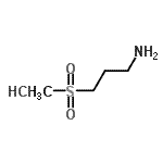CAS 登录号：26209-83-6， 3-(甲基磺酰基)-1-丙胺盐酸盐(1:1)