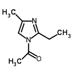 CAS 登录号：26227-66-7， 1-(2-乙基-4-甲基-1H-咪唑-1-基)乙酮