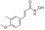 CAS 登录号：26228-08-0， 3-(4-甲氧基-3-甲基苯基)-2-丙烯氧肟酸