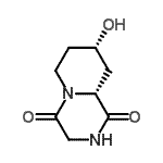 CAS#: 262289-72-5, (8S,9aR)-8-Hydroxytetrahydro-2H-Pyrido[1,2-a]Pyrazine-1,4(3H,6H)-Dione