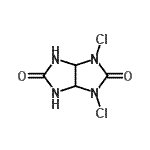 CAS 登录号：26248-98-6， 1,3-二氯四氢咪唑并[4,5-d]咪唑-2,5(1H,3H)-二酮