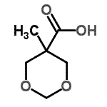 CAS 登录号：26271-44-3， 5-甲基-1,3-二恶烷-5-羧酸