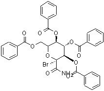CAS#: 262849-68-3, (2R,3R,4S,5R)-6-[(Benzoyloxy)Methyl]-2-Bromo-2-Carbamoyltetrahydro-2H-Pyran-3,4,5-Triyl Tribenzoate
