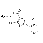 CAS#: 262856-07-5, Ethyl 2-(2-Chlorophenyl)-4-Hydroxy-1,3-Thiazole-5-Carboxylate