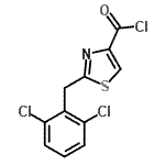 CAS#: 263157-86-4, 2-(2,6-Dichlorobenzyl)-1,3-Thiazole-4-Carbonyl Chloride