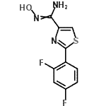 CAS#: 263160-25-4, 2-(2,4-Difluorophenyl)-N'-Hydroxy-1,3-Thiazole-4-Carboximidamide