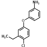 CAS 登录号：263266-18-8， 3-(4-氯-3-乙基苯氧基)苯胺