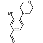 CAS 登录号：263349-24-2， 3-溴-4-(4-吗啉基)苯甲醛