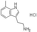 CAS 登录号：26346-39-4， 2-(7-甲基-1H-吲哚-3-基)乙胺盐酸盐(1:1)