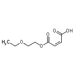 CAS 登录号：26350-96-9， (2Z)-4-(2-乙氧基乙氧基)-4-氧代-2-丁烯酸