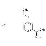 CAS 登录号：263893-81-8， (1R)-1-(3-乙氧基苯基)乙胺盐酸盐(1:1)