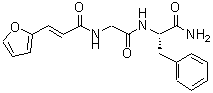 CAS 登录号：26400-34-0， N-[(2E)-3-(2-呋喃基)-2-丙烯酰基]甘氨酰-L-苯丙氨酰胺